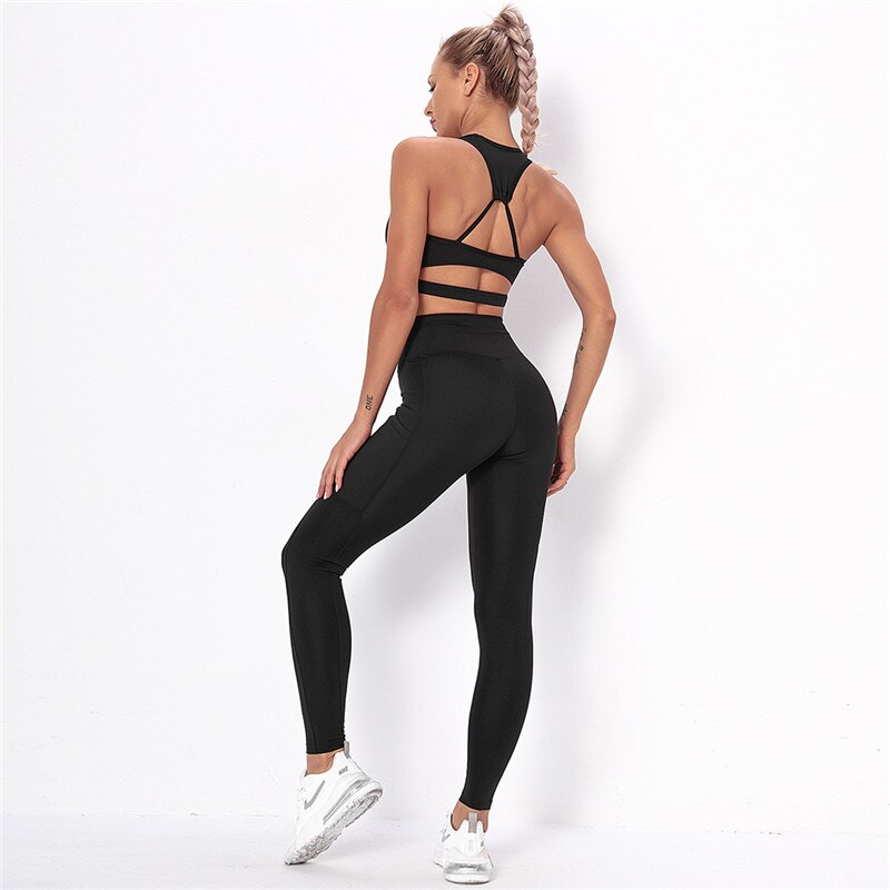 Striped Sports Suits – Women's Gym Training & Running Workout Sets