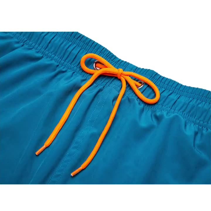 Athletic Training Shorts – Anti-Splash, Solid Color, Built for Running & Outdoor Fitness