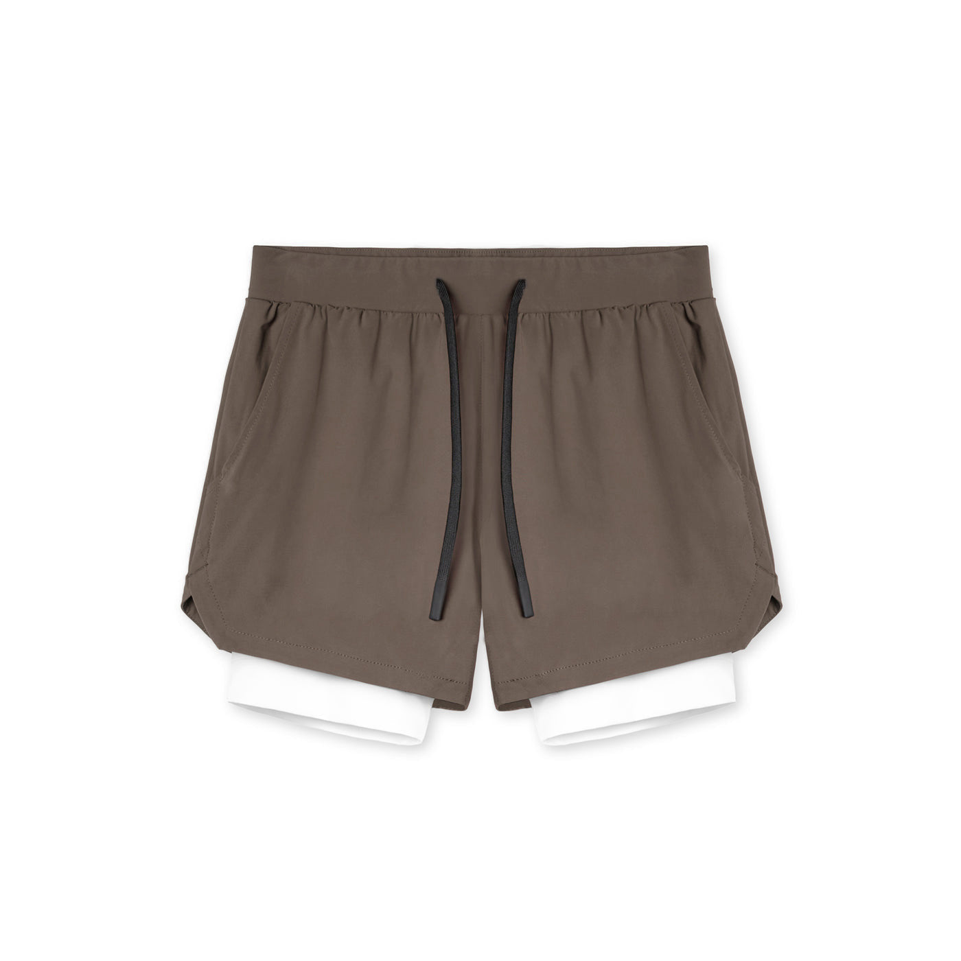 Men's Training Shorts – Nylon Build, Dual-Layer, Lightweight & Flexible