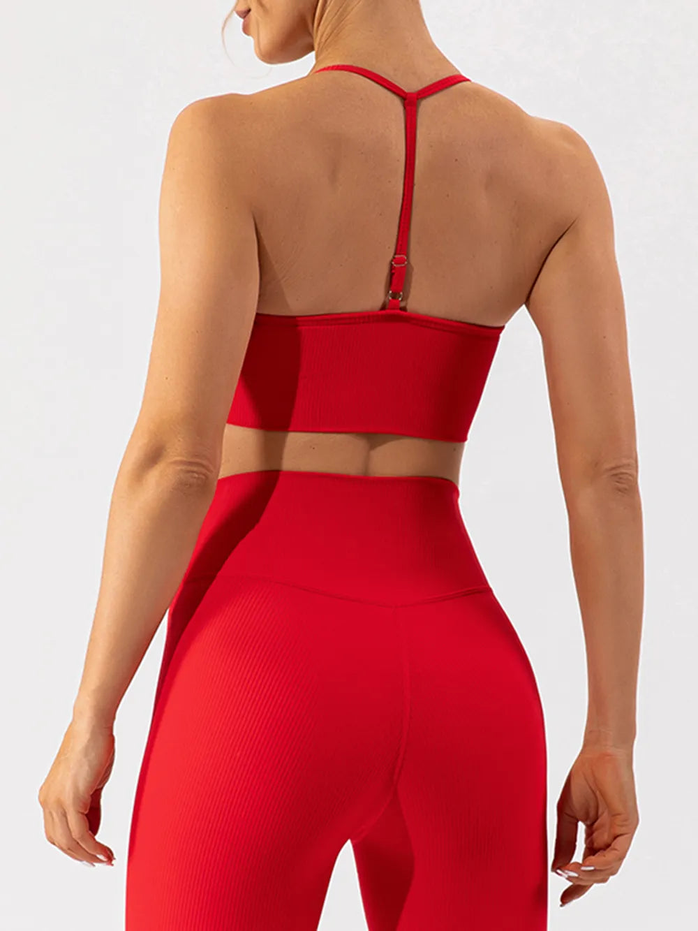 Women's Quick-Dry Yoga Set with Open Back