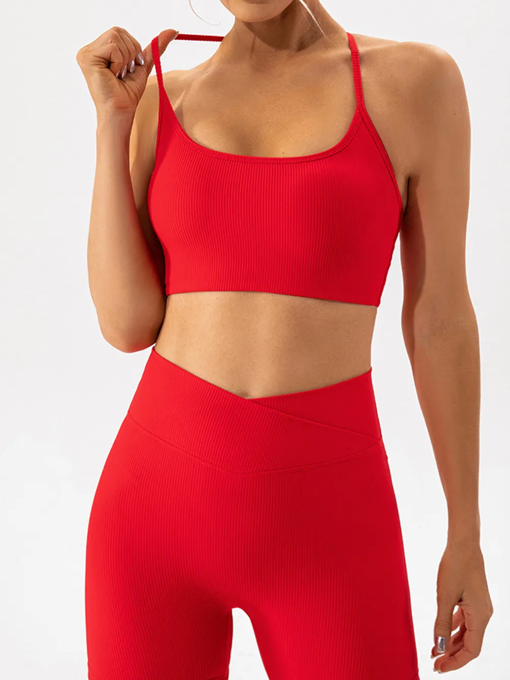 Women's Quick-Dry Yoga Set with Open Back
