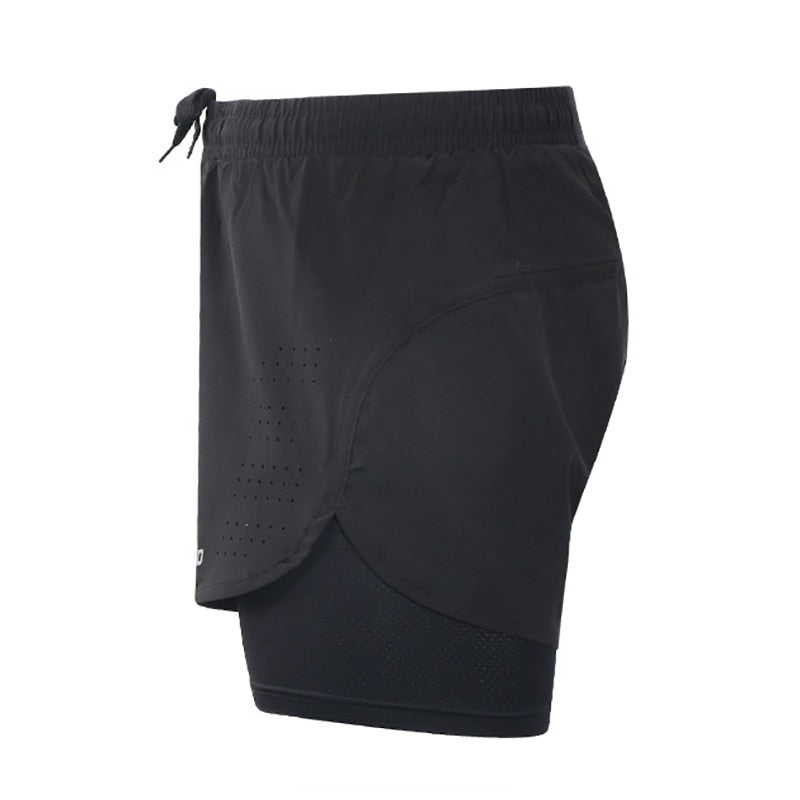 Quick Dry Mens Sports 3 Running Shorts Active Training Exercise Jogging