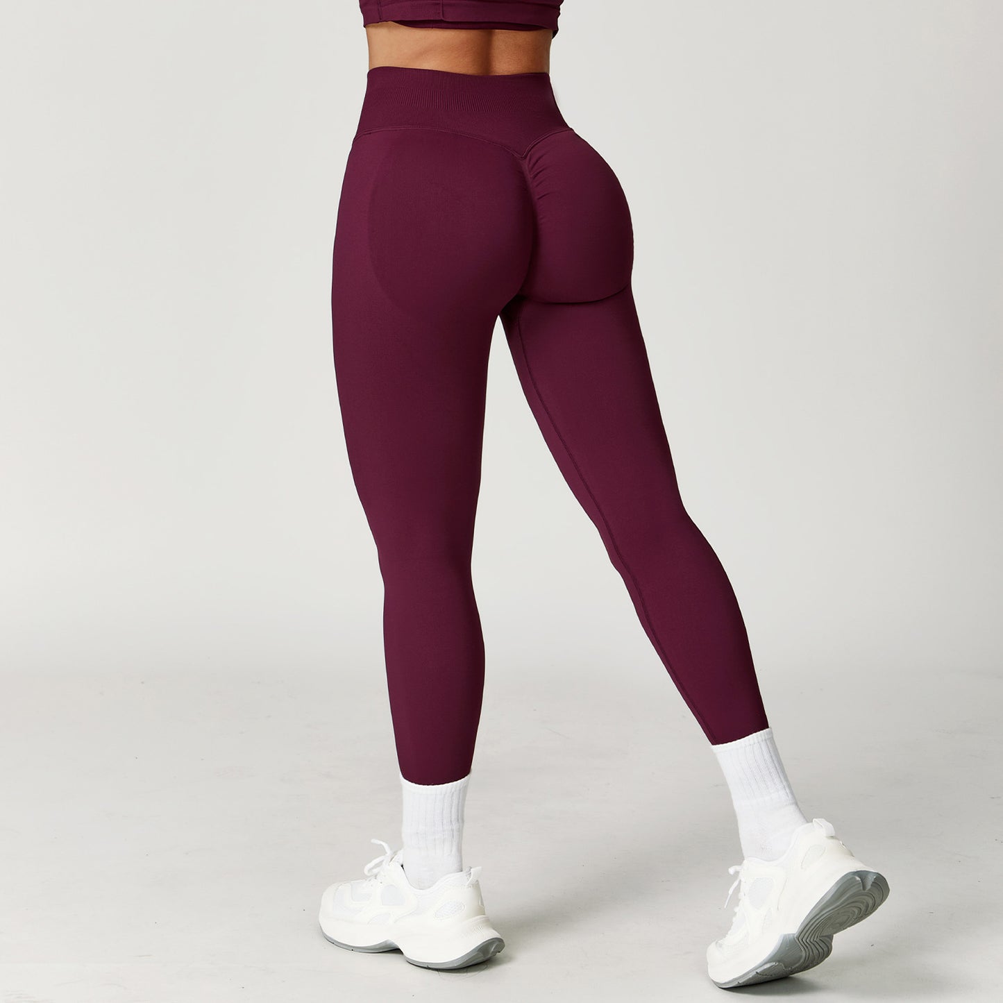 seamless yoga pants – tummy control fit for running & fitness
