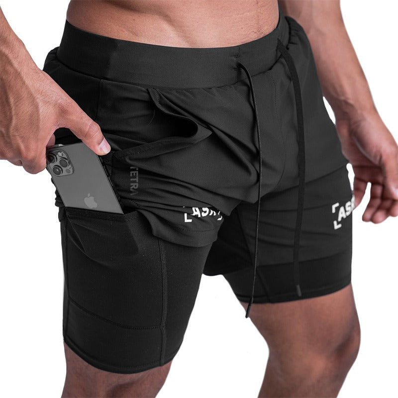 Men's Fitness Capris – Anti-Glare, Breathable, Stylish American Sportswear
