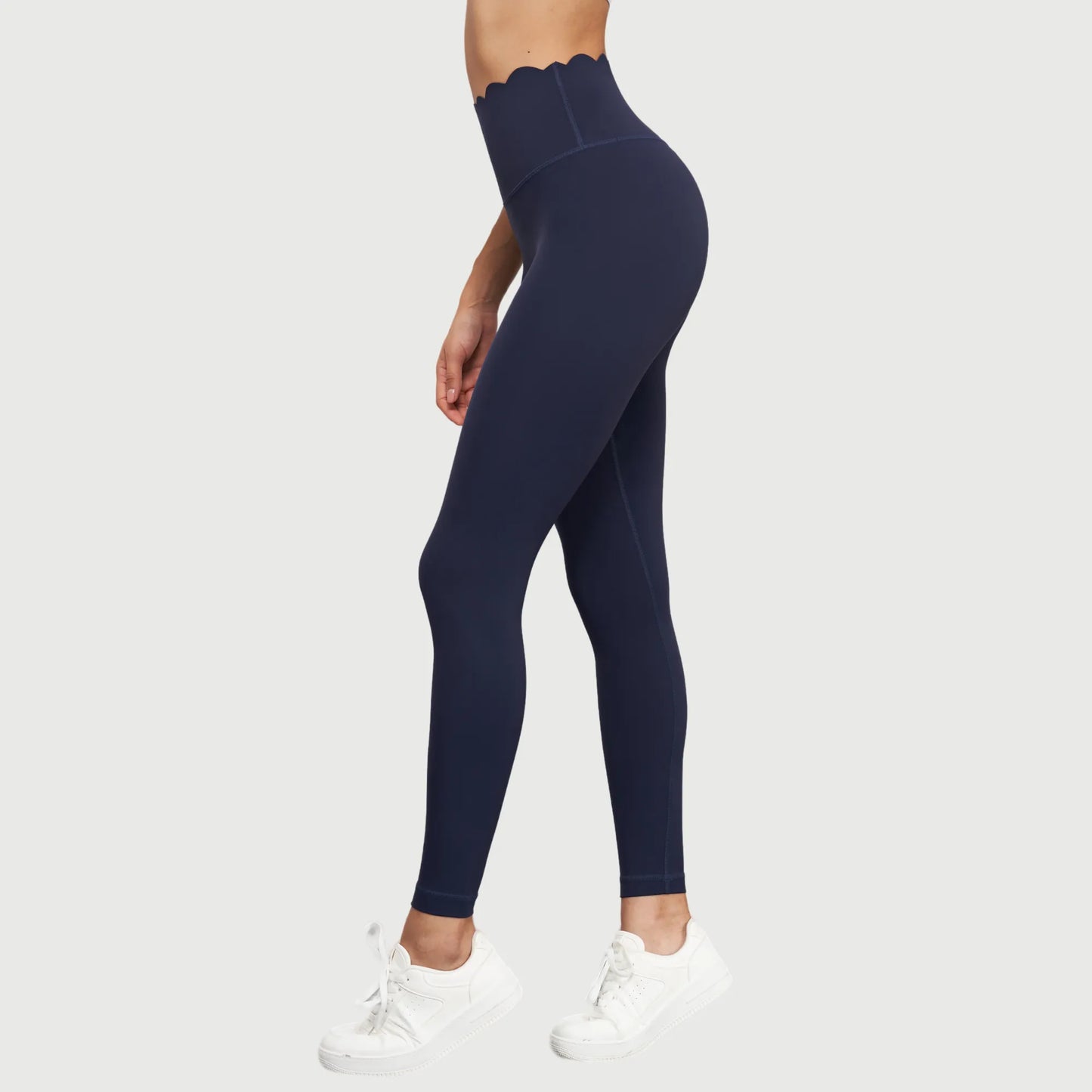High Waist Running Tights – Seamless, Sculpted, Built for Outdoor Fitness