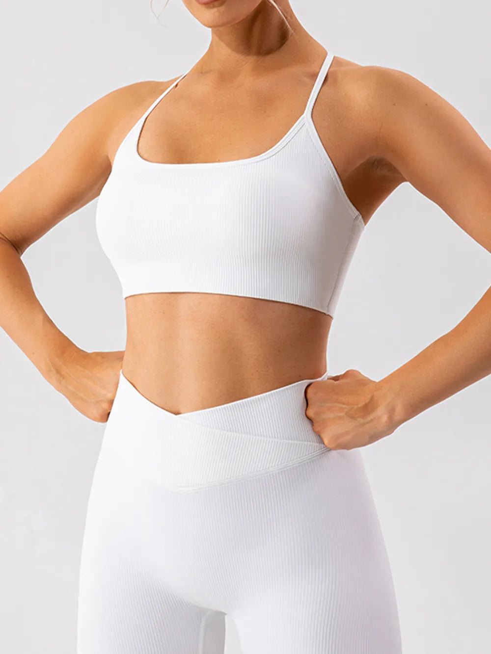 Women's Quick-Dry Yoga Set with Open Back