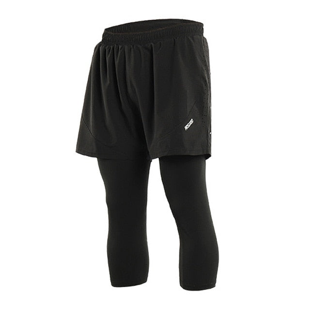 Quick Dry Mens Sports 3 Running Shorts Active Training Exercise Jogging