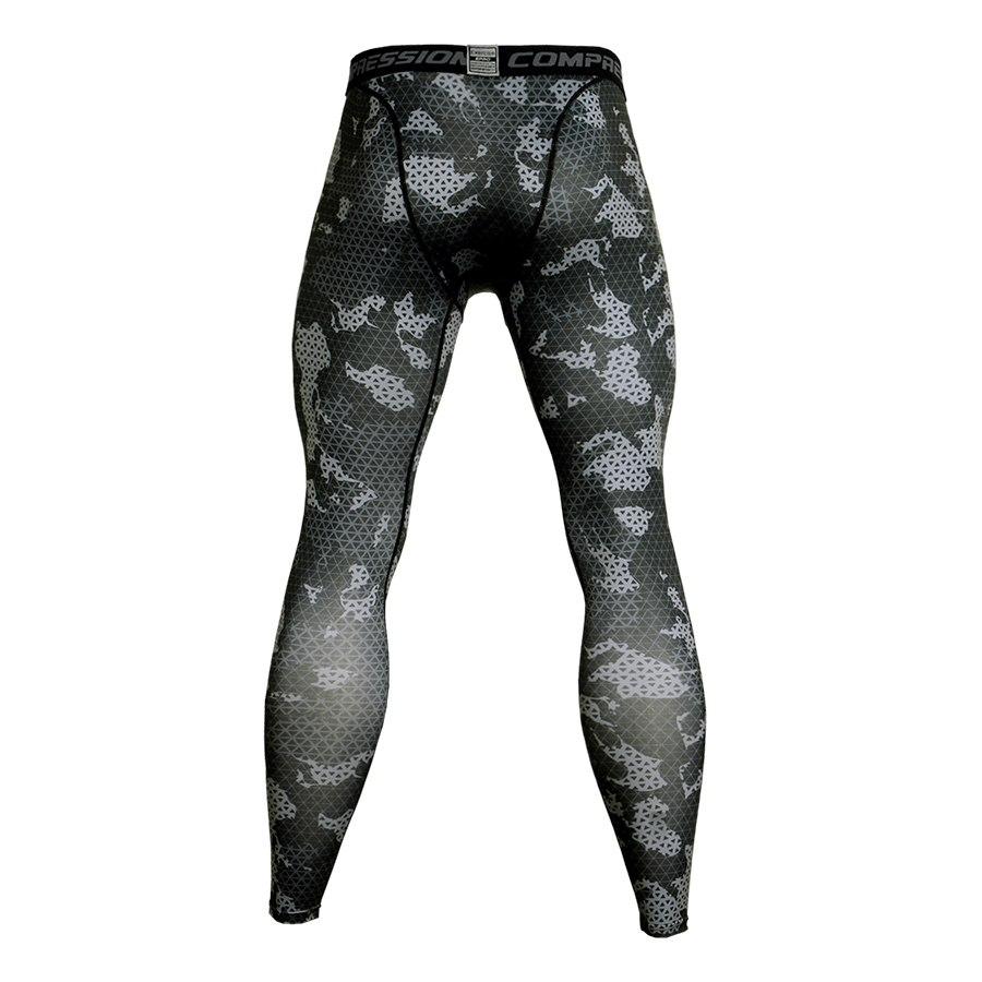 Camo Compression Pants – Men's Fitwear for Jogging & Training