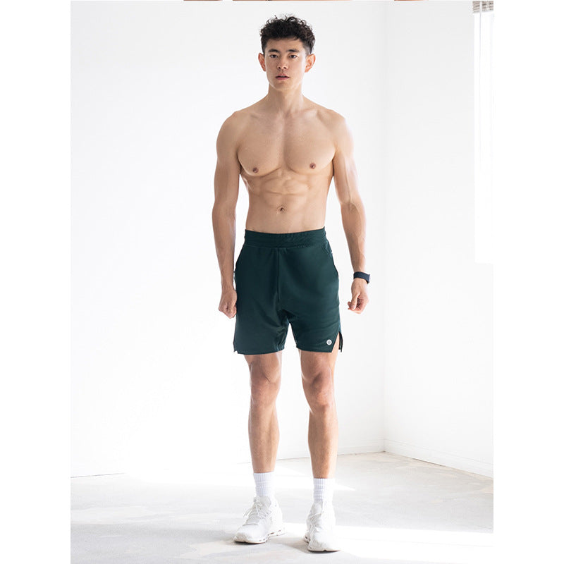Fitness running training stretch five quarter pants