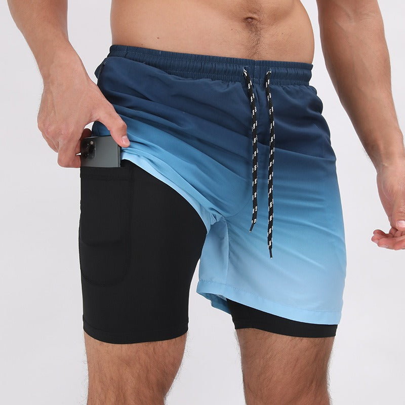 Printed Training Shorts – Beach-Ready, Lightweight, Plus Size Available