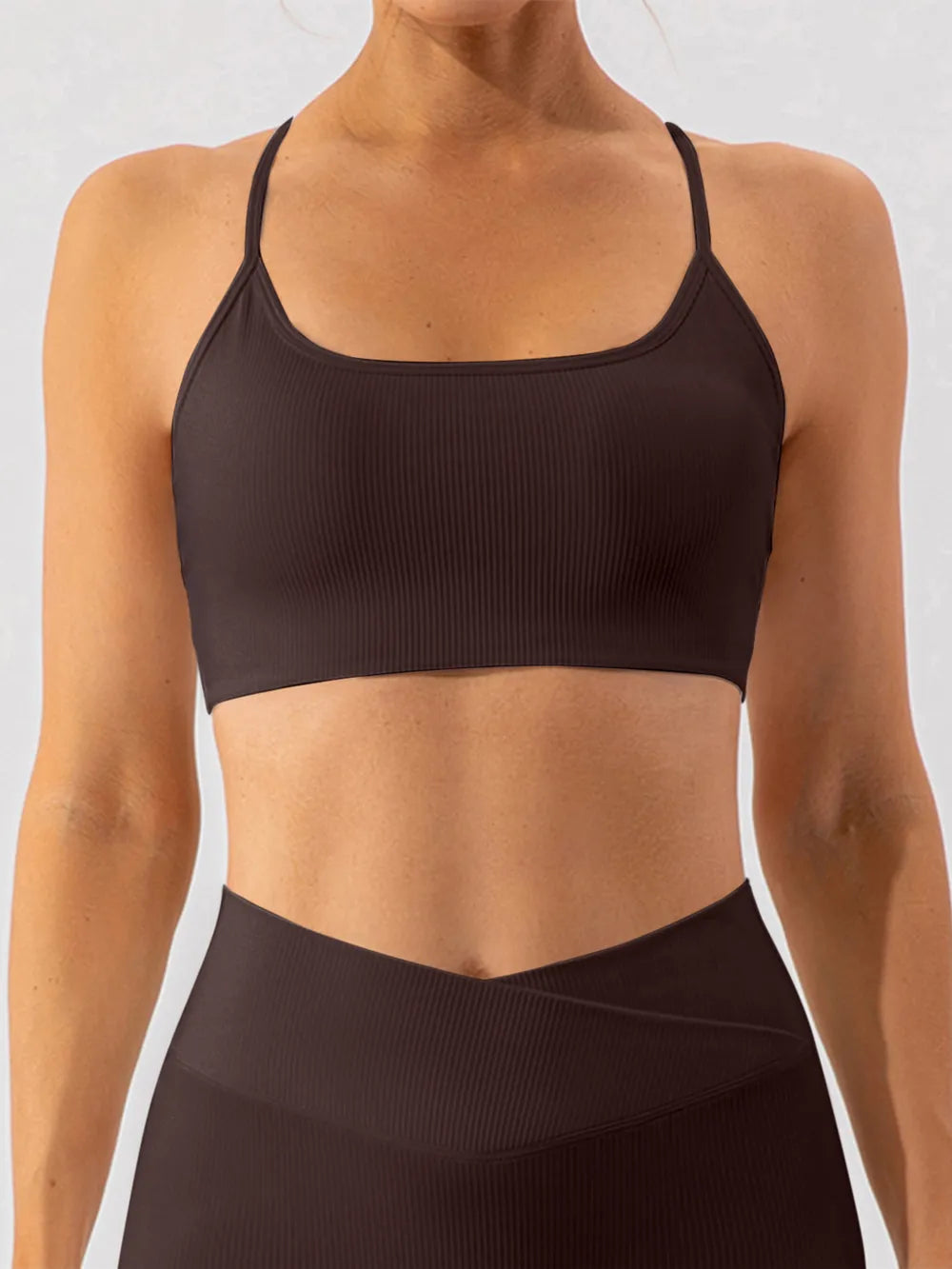 Women's Quick-Dry Yoga Set with Open Back