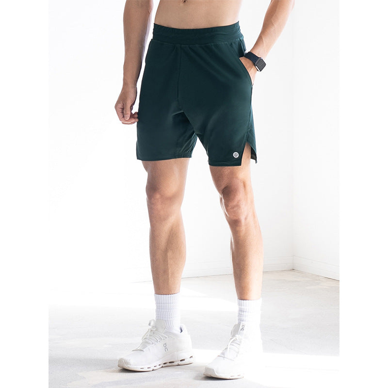 Fitness running training stretch five quarter pants