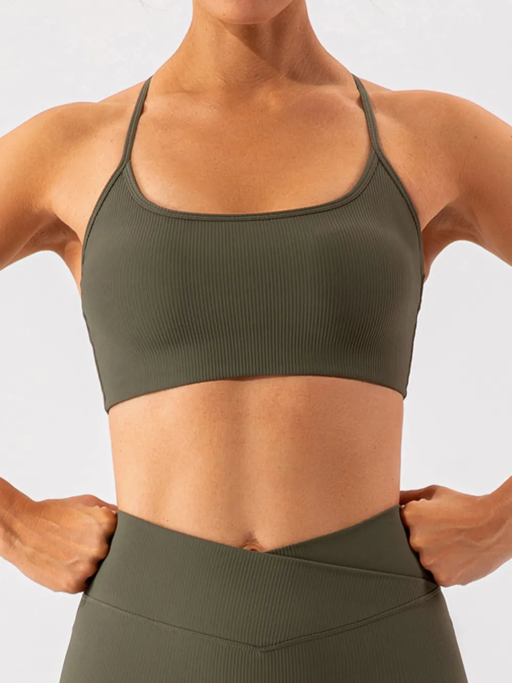 Women's Quick-Dry Yoga Set with Open Back