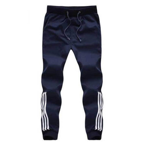 Tracksuit Bottoms Mens Casual Pants Cotton Sweatpants Mens Joggers Striped Pants Gyms Clothing Plus