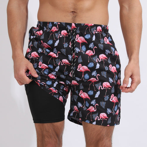 Printed Training Shorts – Beach-Ready, Lightweight, Plus Size Available