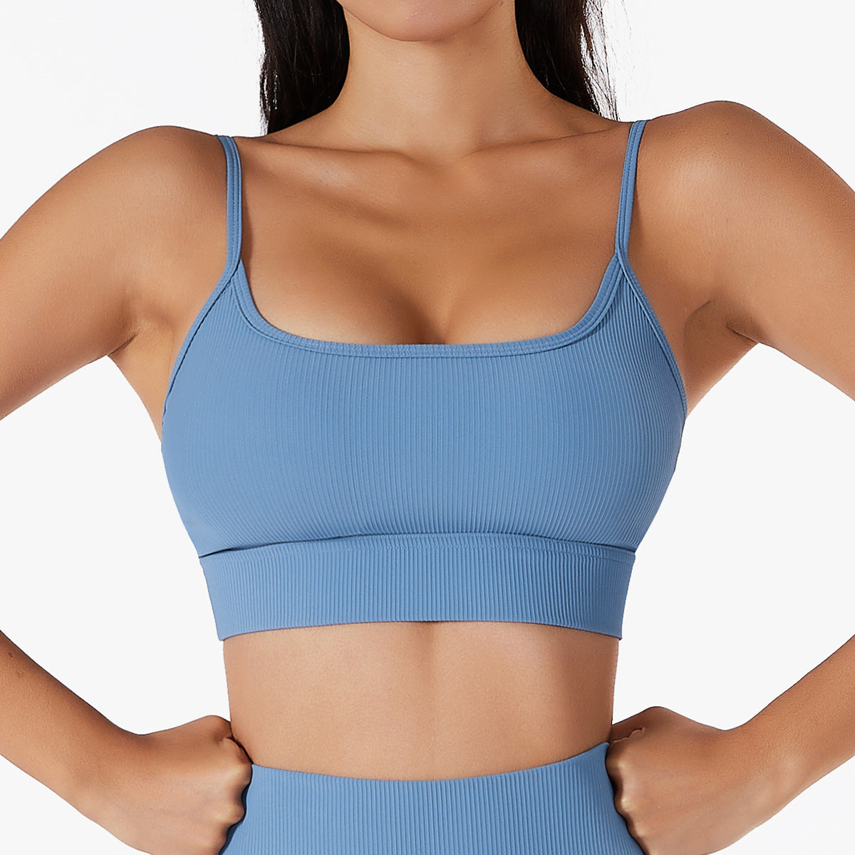 Seamless Fitness Bra – Soft Feel, Low Compression