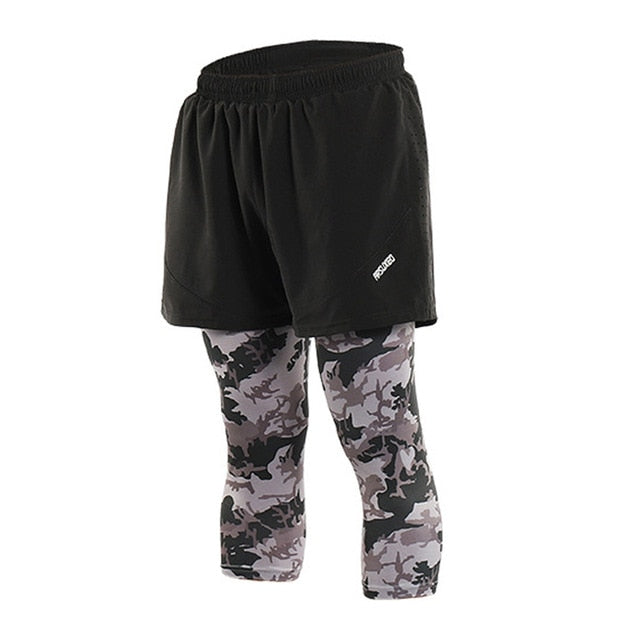 Quick Dry Mens Sports 3 Running Shorts Active Training Exercise Jogging