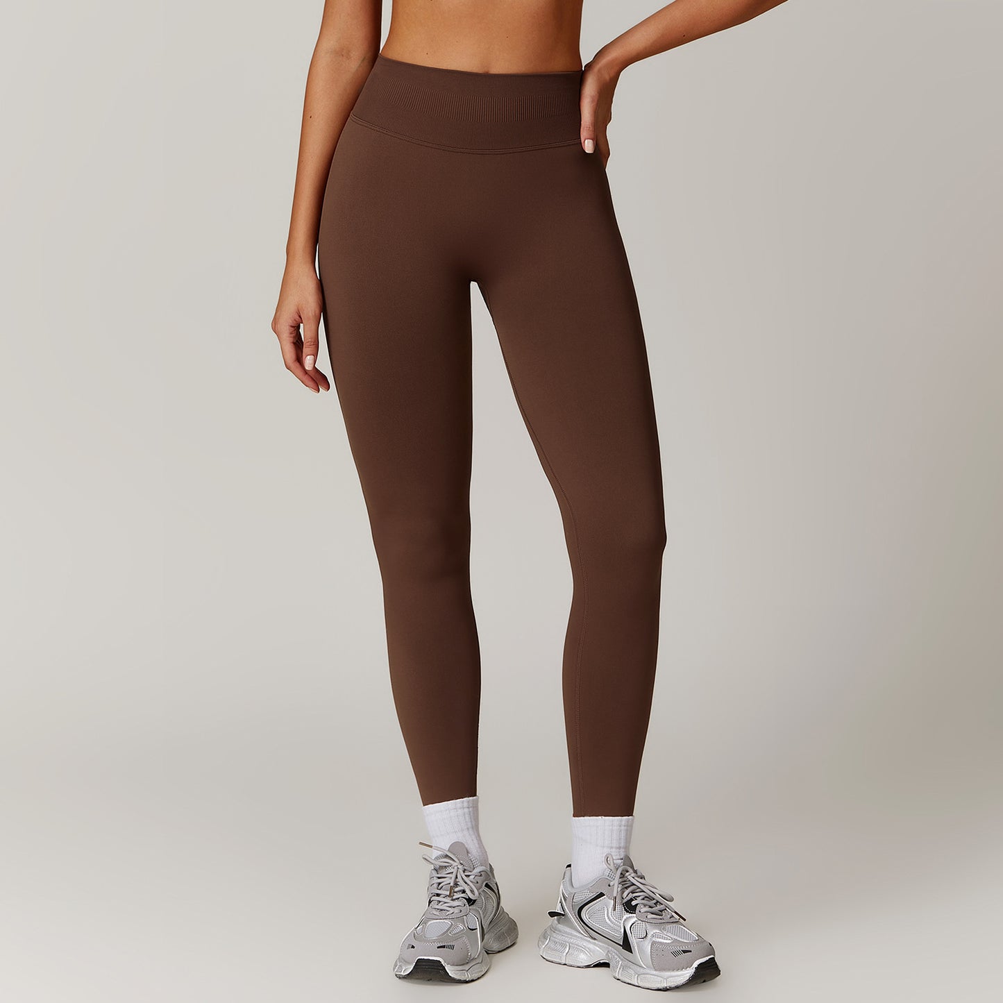 seamless yoga pants – tummy control fit for running & fitness