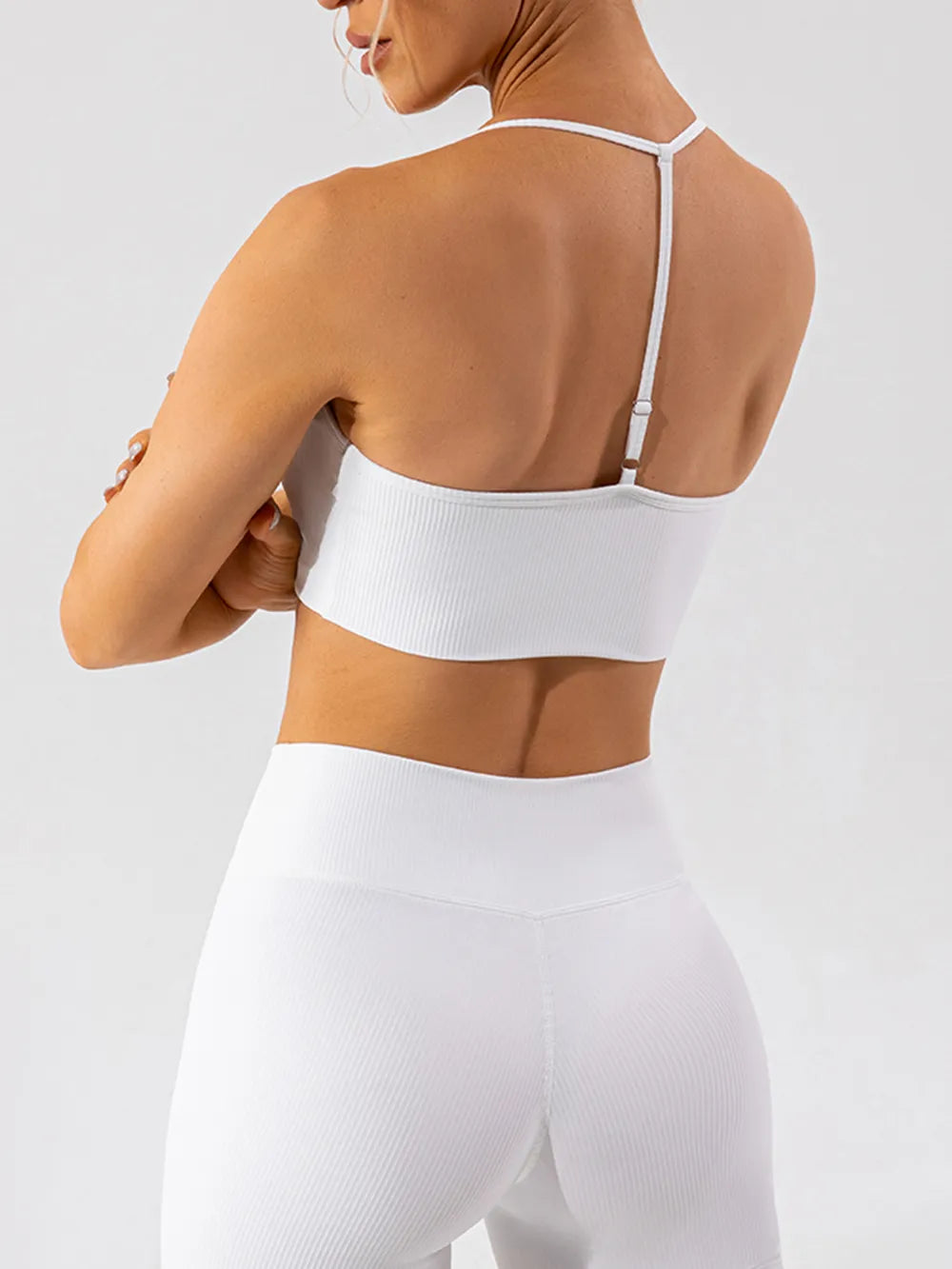Women's Quick-Dry Yoga Set with Open Back