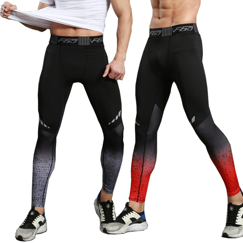 Men's Compression Leggings – Dry-Fit Training Tights for Gym & Running