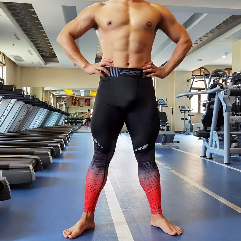 Men's Compression Leggings – Dry-Fit Training Tights for Gym & Running