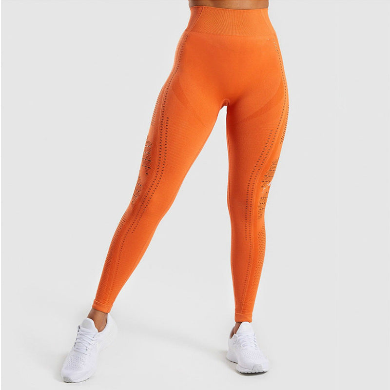 Breathable Training Leggings – Nine-Point Cut, Sweat-Wicking Fabric