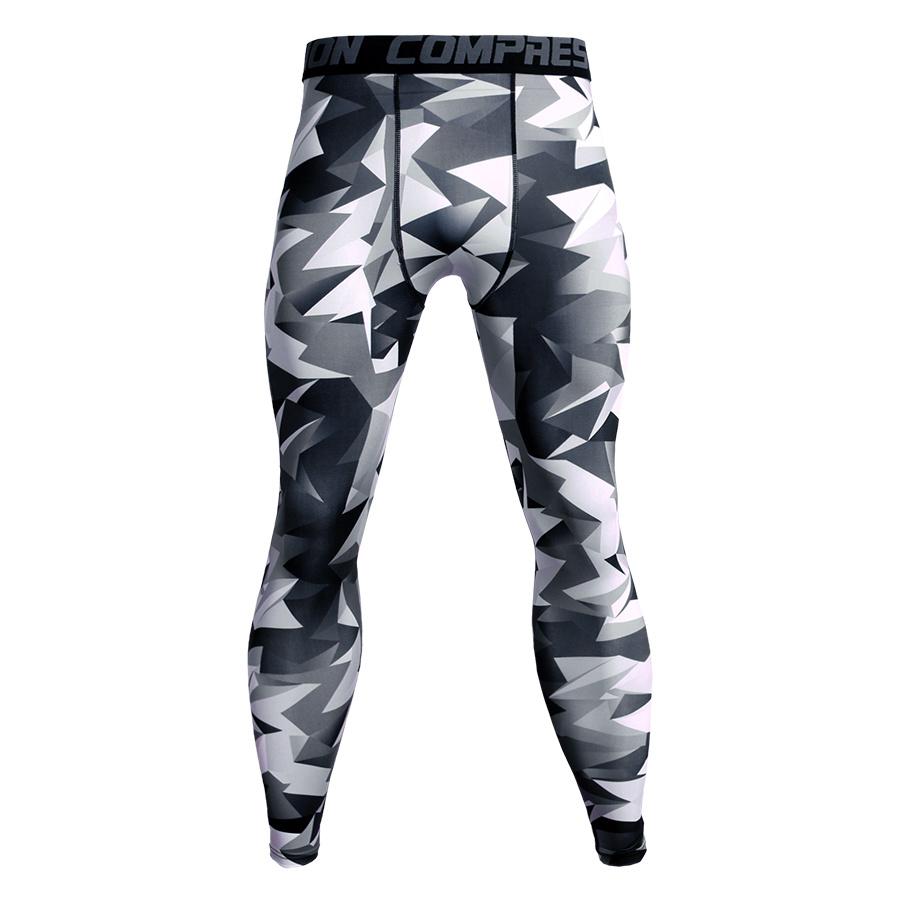Camo Compression Pants – Men's Fitwear for Jogging & Training