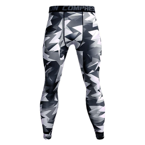 Camo Compression Pants – Men's Fitwear for Jogging & Training