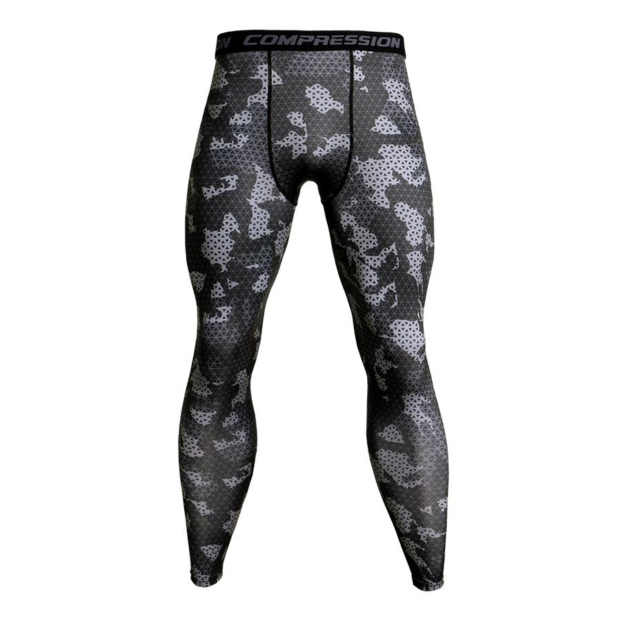 Camo Compression Pants – Men's Fitwear for Jogging & Training